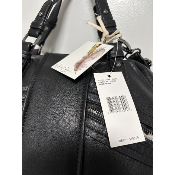 NWT Jessica Simpson RENEE Black Bag - Picture 2 of 11